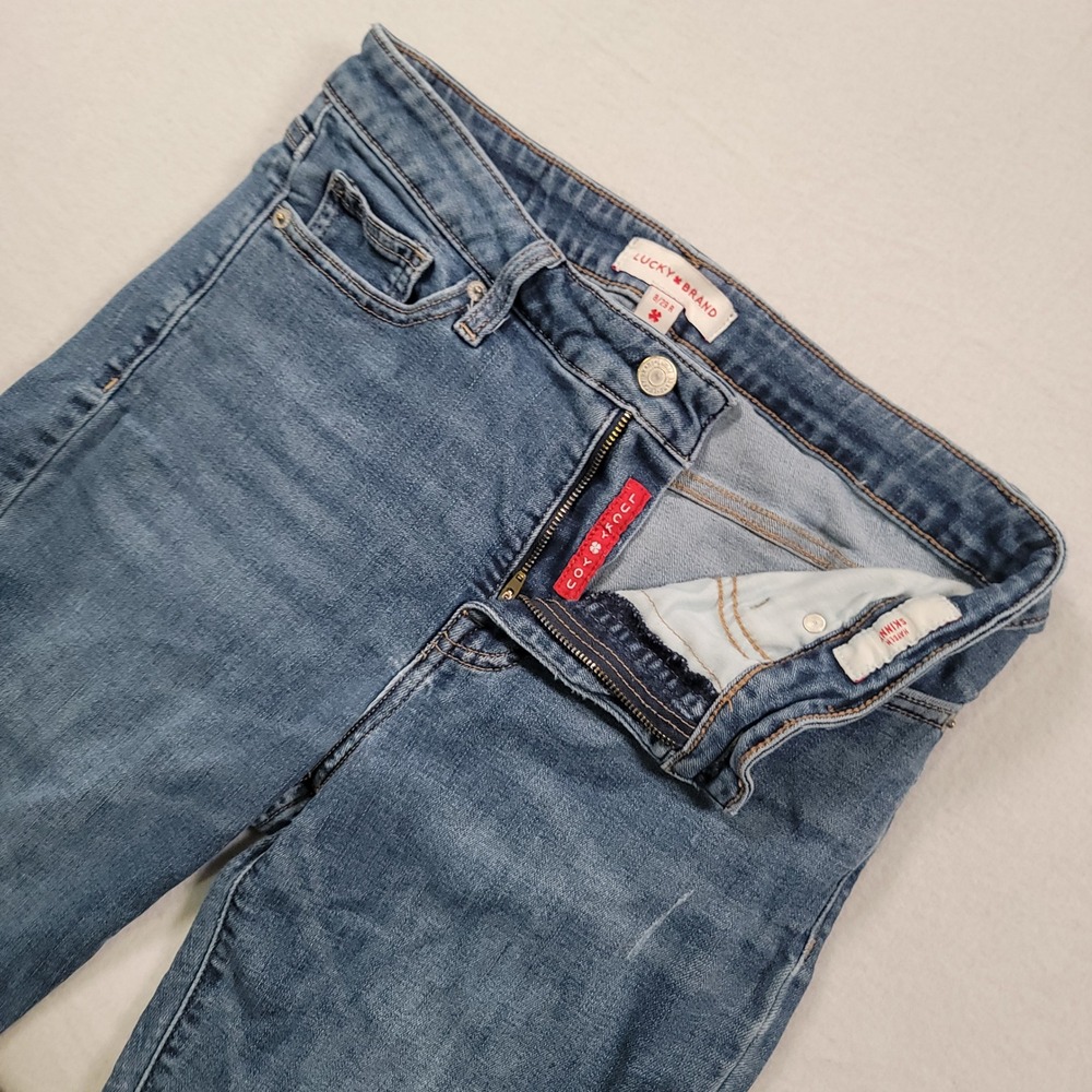 Lucky Brand Hayden Skinny Jeans Women 8/29 R Blue Medium Wash Denim Stretch
